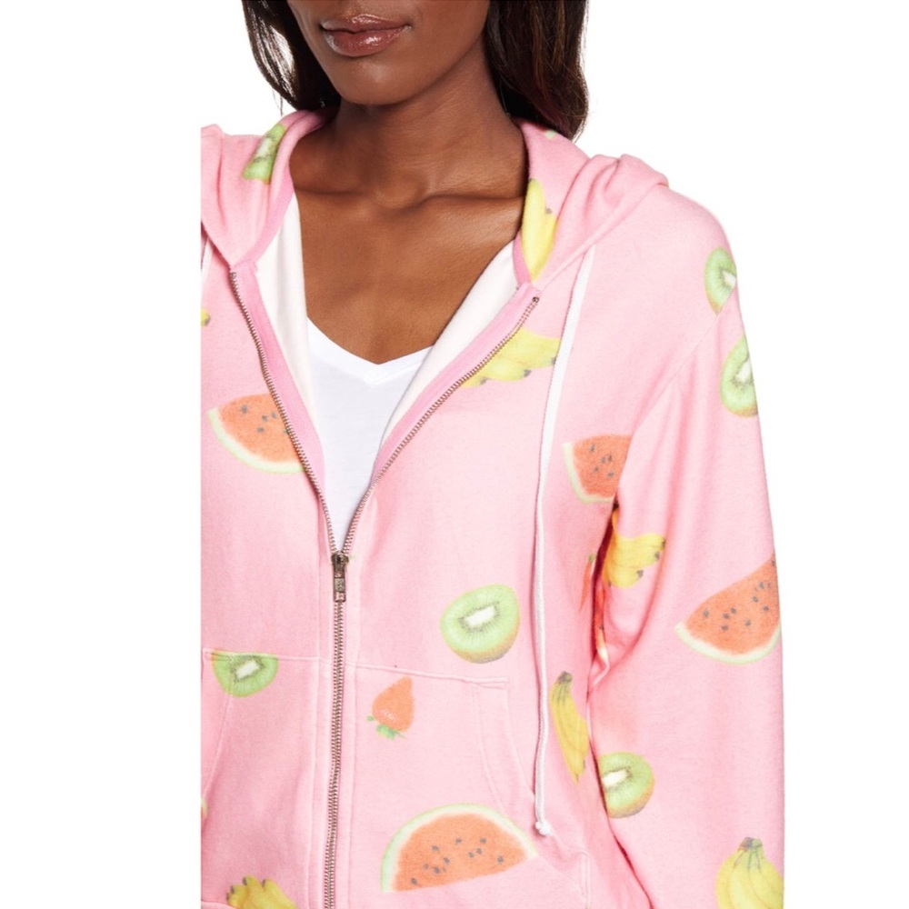 NWT WILDFOX Tutti Fruity Venice Zip Hoodie - Picture 7 of 8